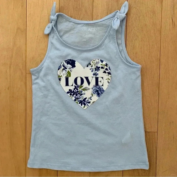 The Childrens Place TCP Girls Graphic T Shirt Lot of 3 Small 5/6 Blue Llama - Picture 6 of 7